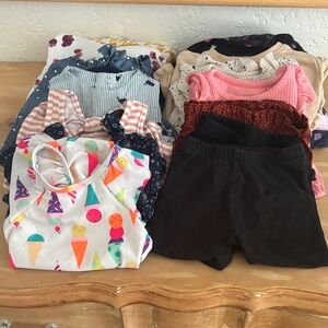 Baby Girl Mixed Clothes Bundle (12 Months)